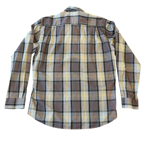 Barbour Men’s Button-Down Shirt Plaid Regular Fit L
 N204 - Picture 2 of 7